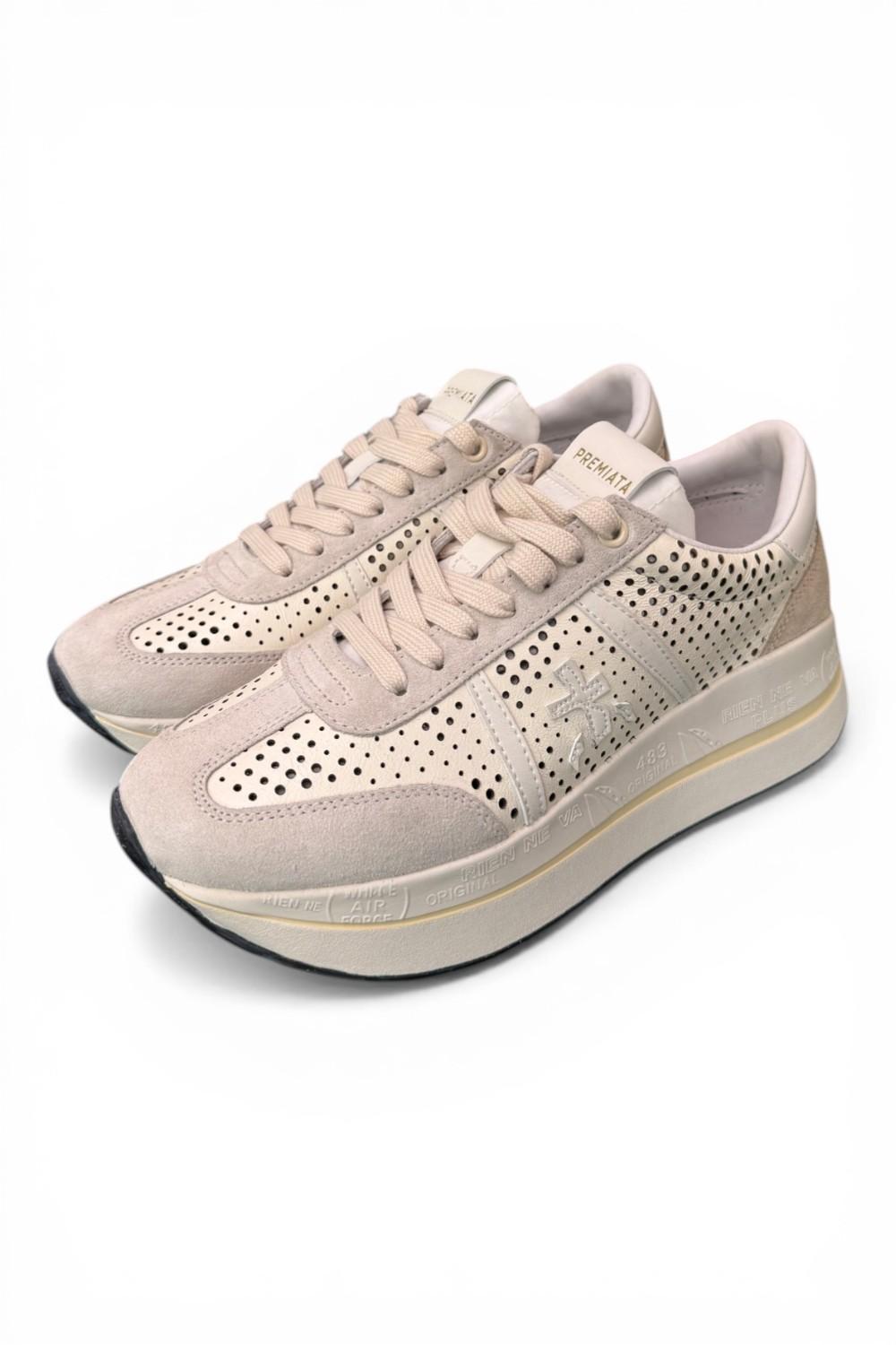 Sneaker donna Bethcoin 8171 Premiata fori latte 