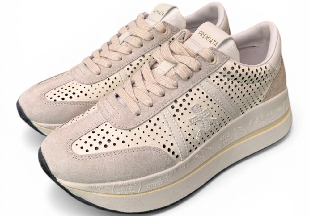 Sneaker donna Bethcoin 8171 Premiata fori latte 