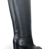 Stivale tubo nappa nera T90 Bianca Di<BR/> 