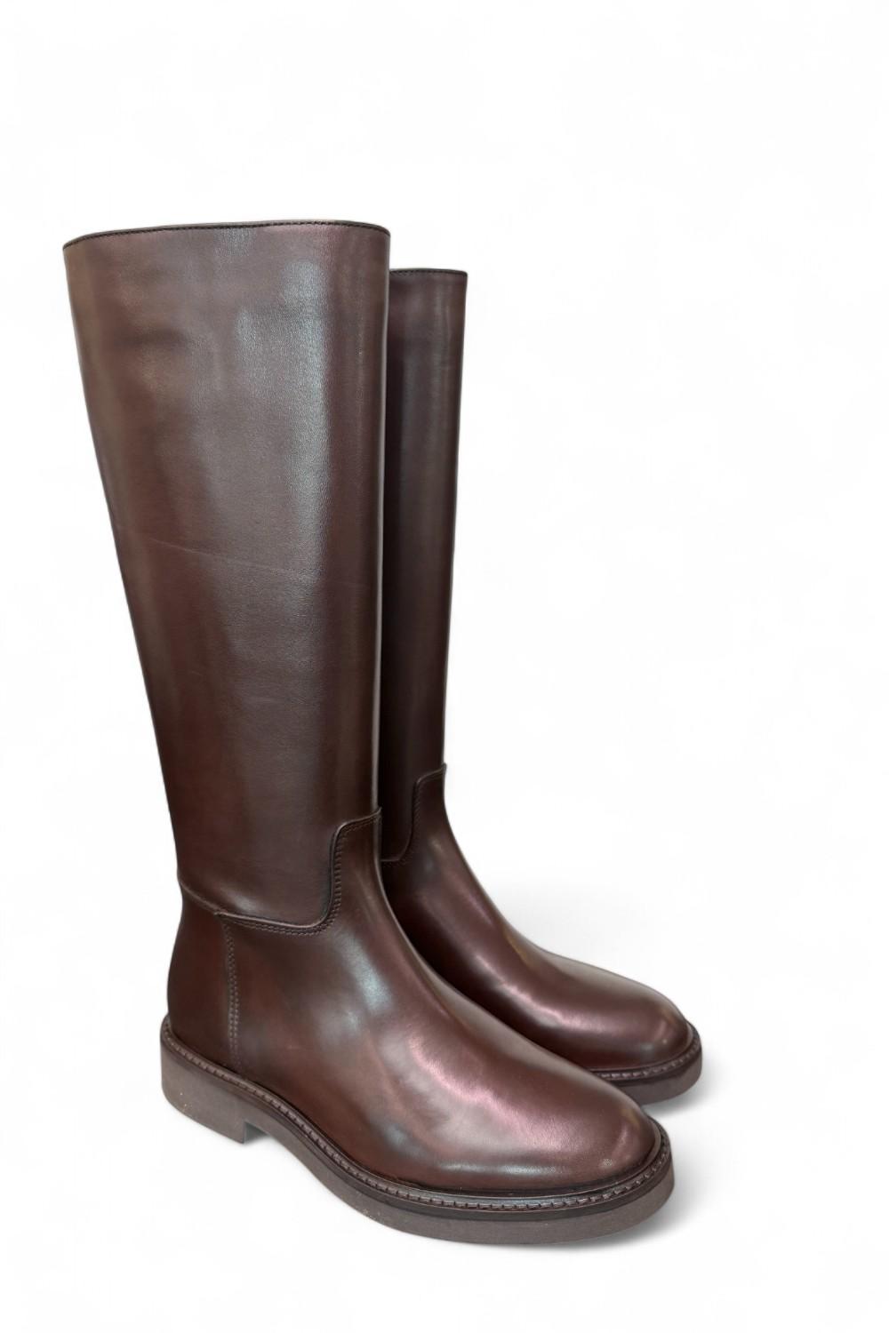 Stivale cavallerizzo pelle testa di moro Anima <BR/> 