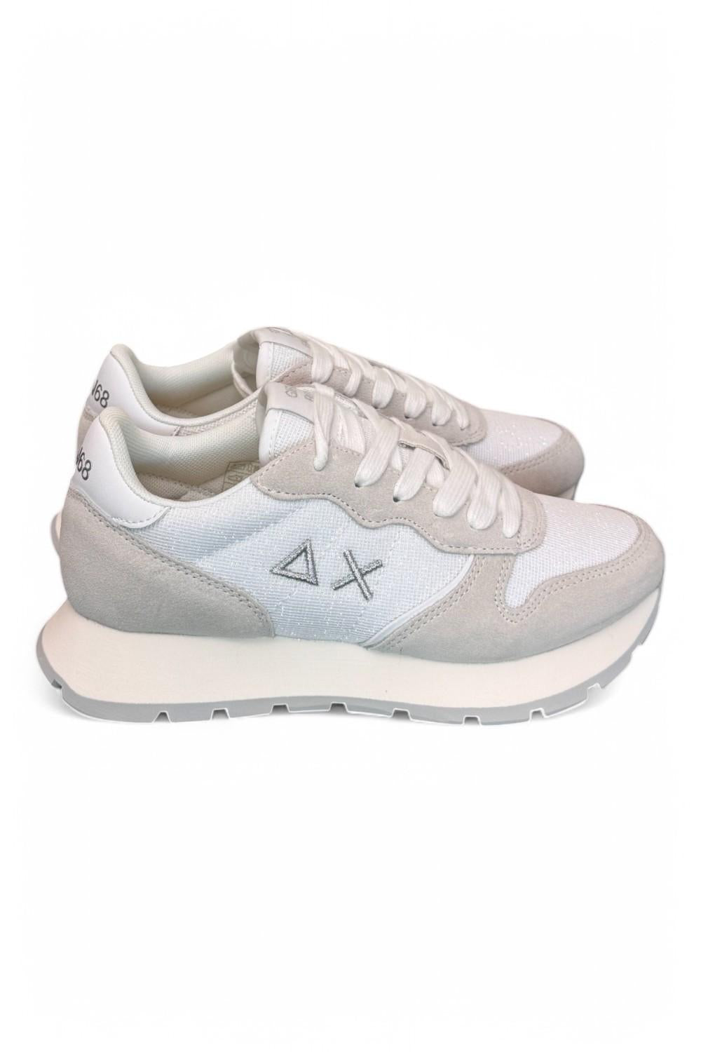 Sneaker donna SUN 68 ALLY glitter white 