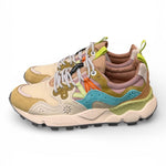 Sneaker donna Yamano 3 1E94 cream green Flower Mountain 