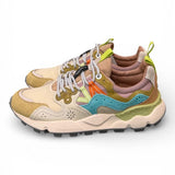 Sneaker donna Yamano 3 1E94 cream green Flower Mountain 