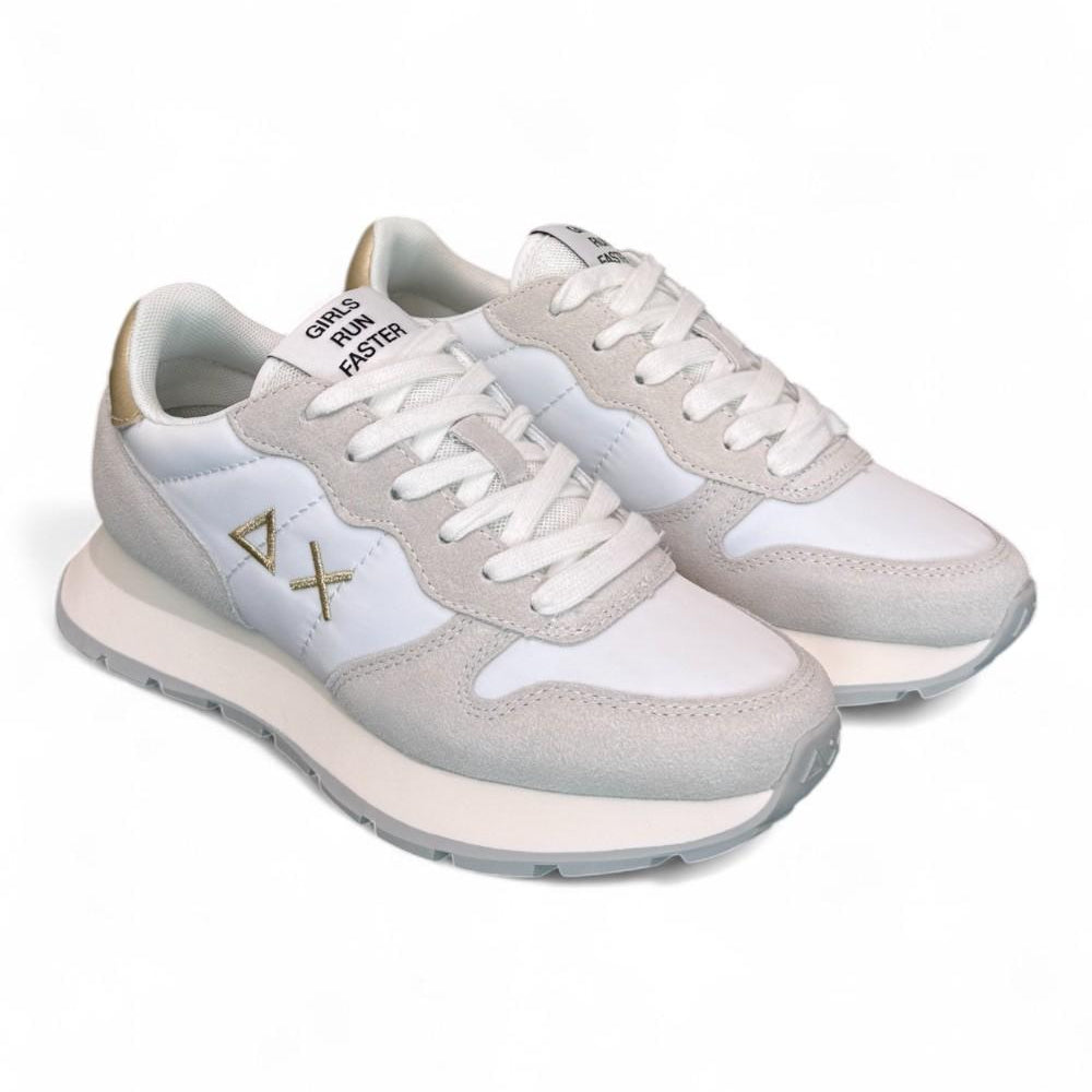 Sneaker donna SUN 68 ALLY white gold 
