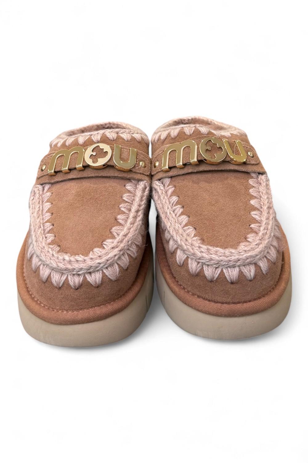 Sabot slipper Bounce Clog Mou Pink Brown 