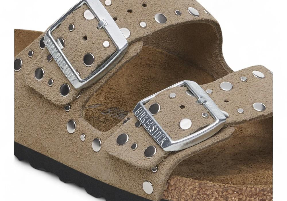 Ciabatta Arizona Rivet Suede Taupe 1029390 