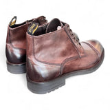 Polacco uomo con zip pelle moro JP David 