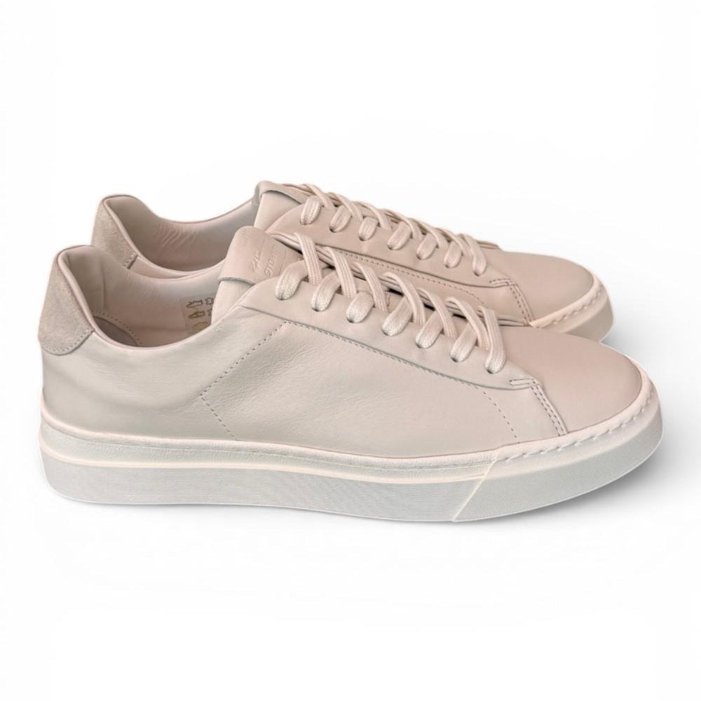 Sneaker uomo pelle panna Stokton<BR/> 