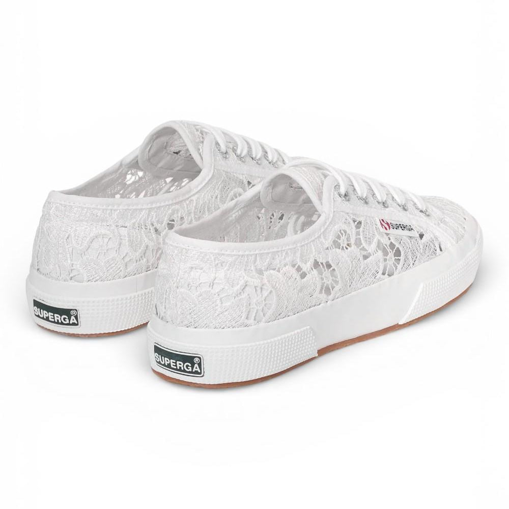 Sneaker Superga Cotu Macramé bianca 