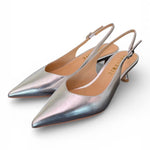 Slingback laminata argento T50 Chiconic 