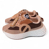 Sneaker donna Carter No Name velluto multicolor marrone 