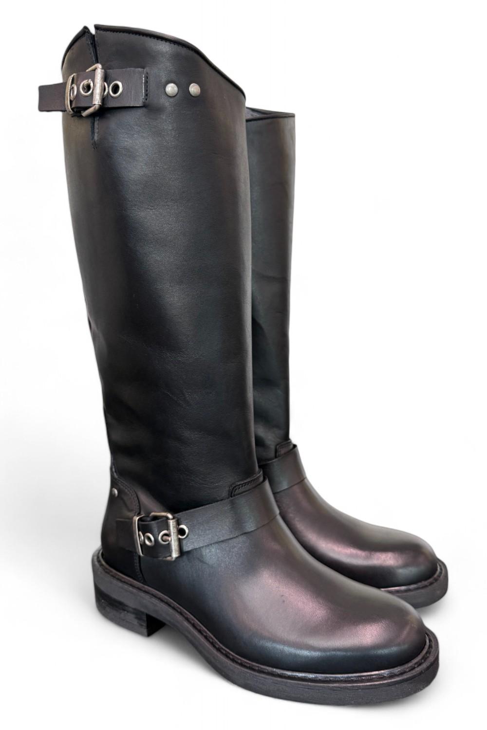 Stivale biker nero Metisse <BR/> 