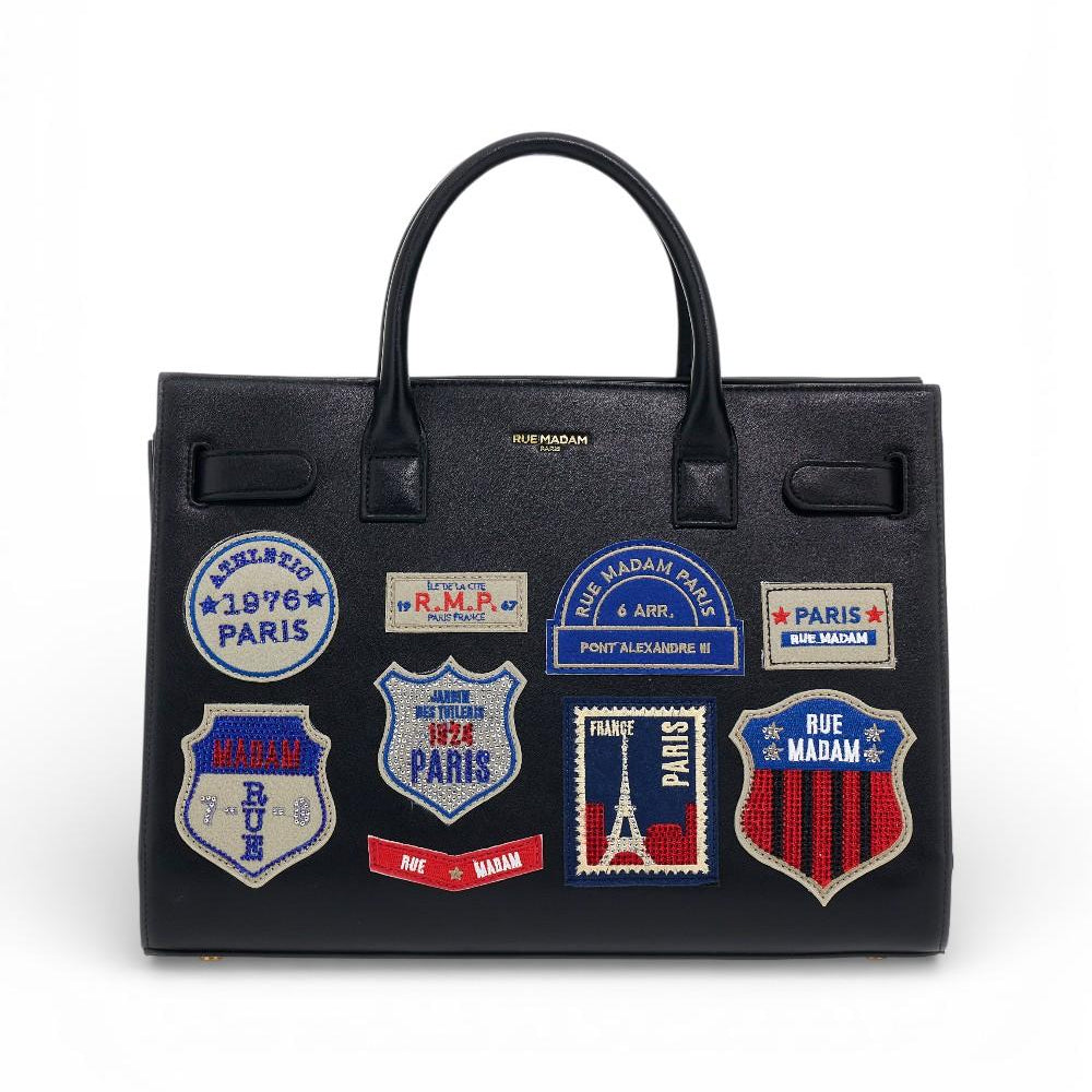 Shoppin St. Germain patch black Rue Madam 
