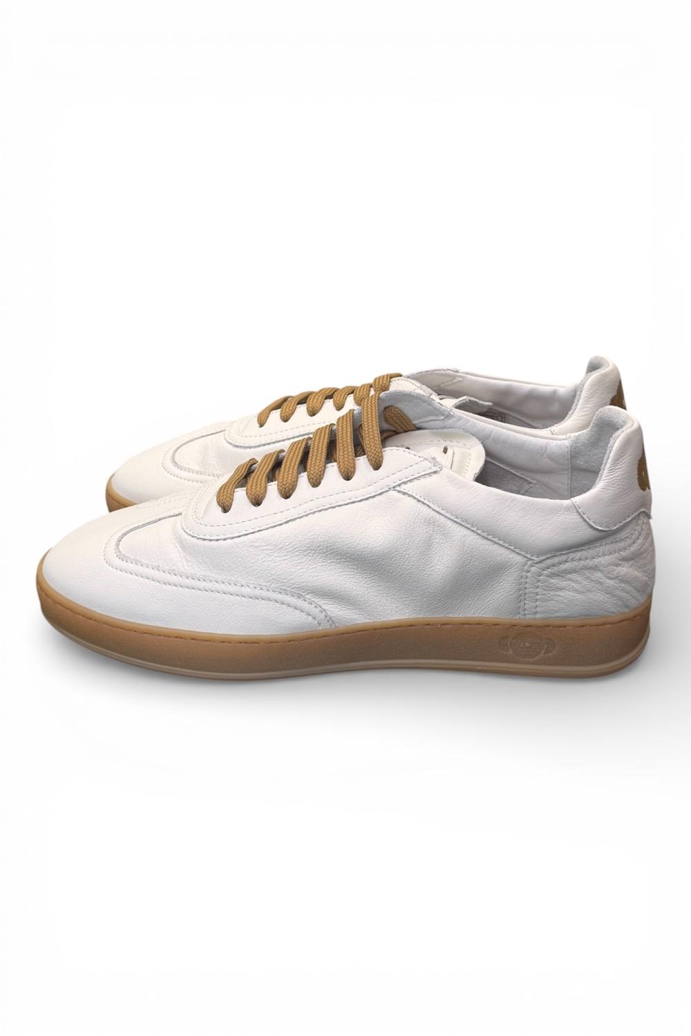 Sneaker uomo Soldini 80 Akira pelle vieste bianca 