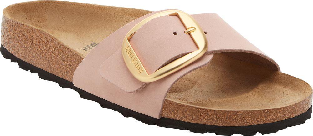 Ciabatta donna Madrid Big Buckle soft pink nubuck Birkenstock 