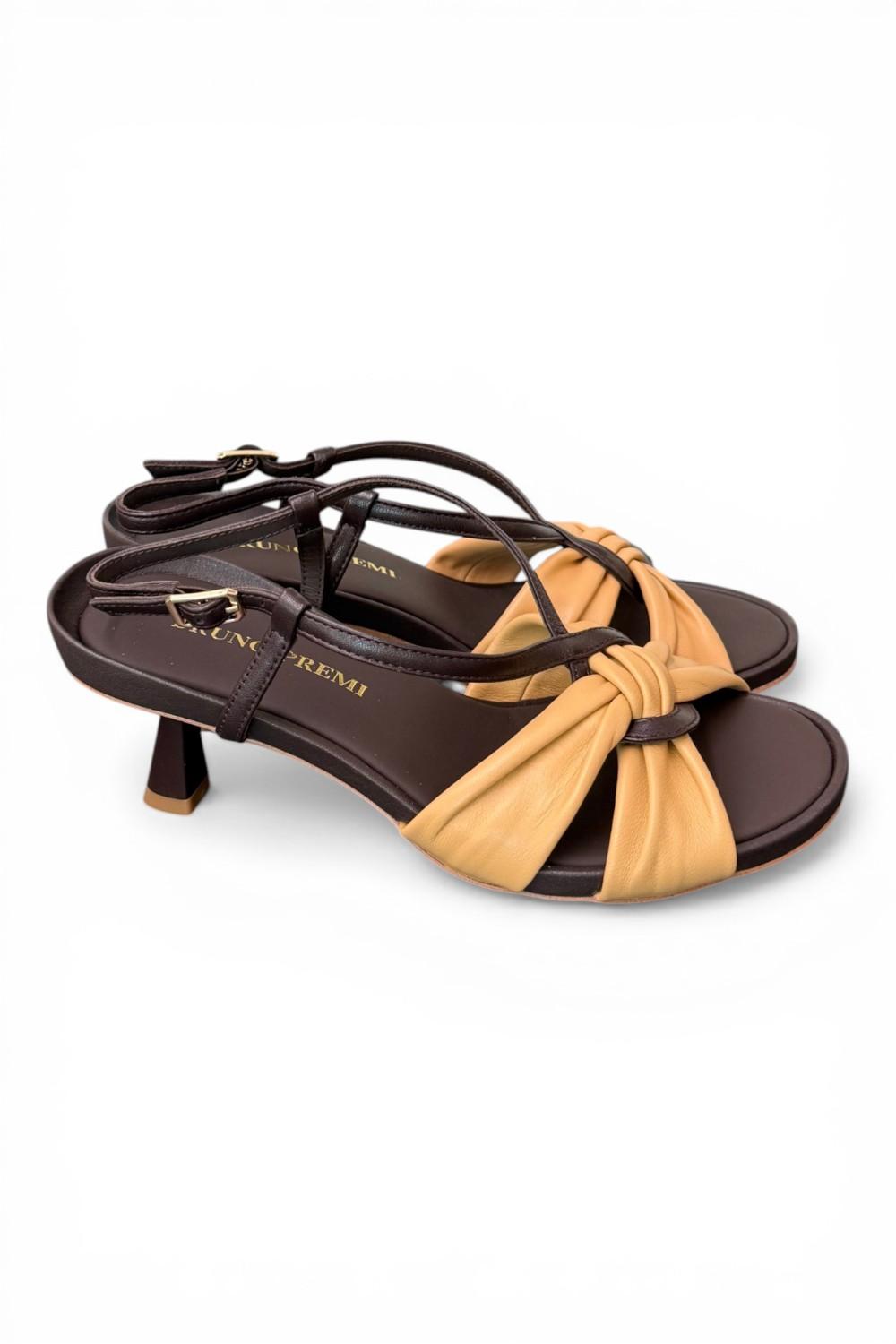 Sandalo nodo camel marrone Bruno Premi 