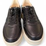 Sneaker donna Micol 7014 pelle nera 