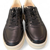 Sneaker donna Micol 7014 pelle nera 