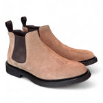 Stivaletto beatles suede tortora Dino Draghi<BR/> 