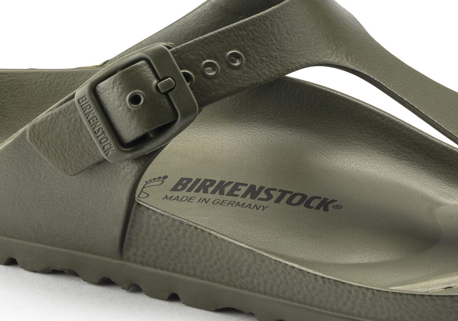 Ciabatta infradito Gizeh verde Eva Birkenstock uomo 1019143 