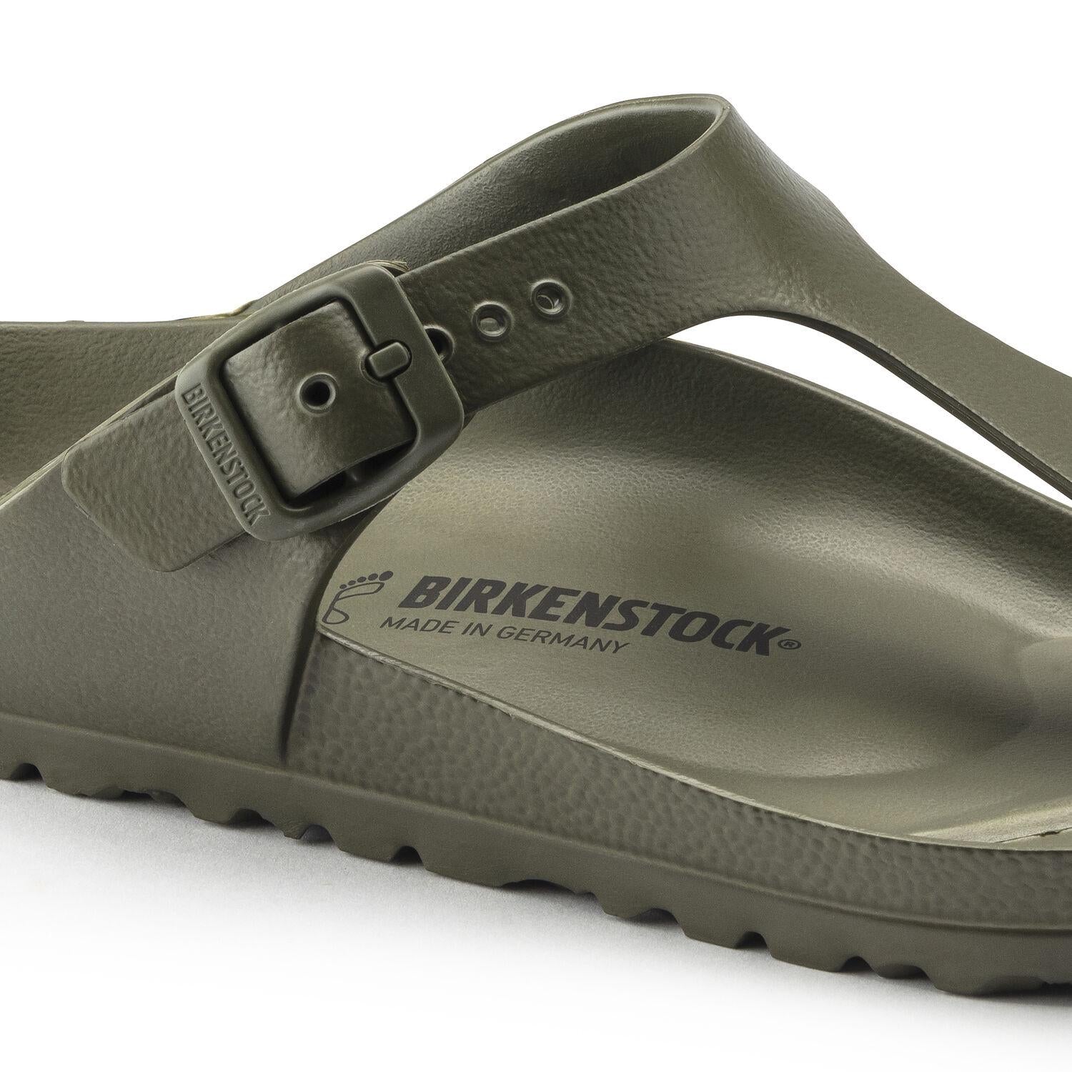 Ciabatta infradito Gizeh verde Eva Birkenstock uomo 1019143 