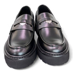 Mocassino penny gomma nero Cult 