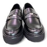 Mocassino penny gomma nero Cult 