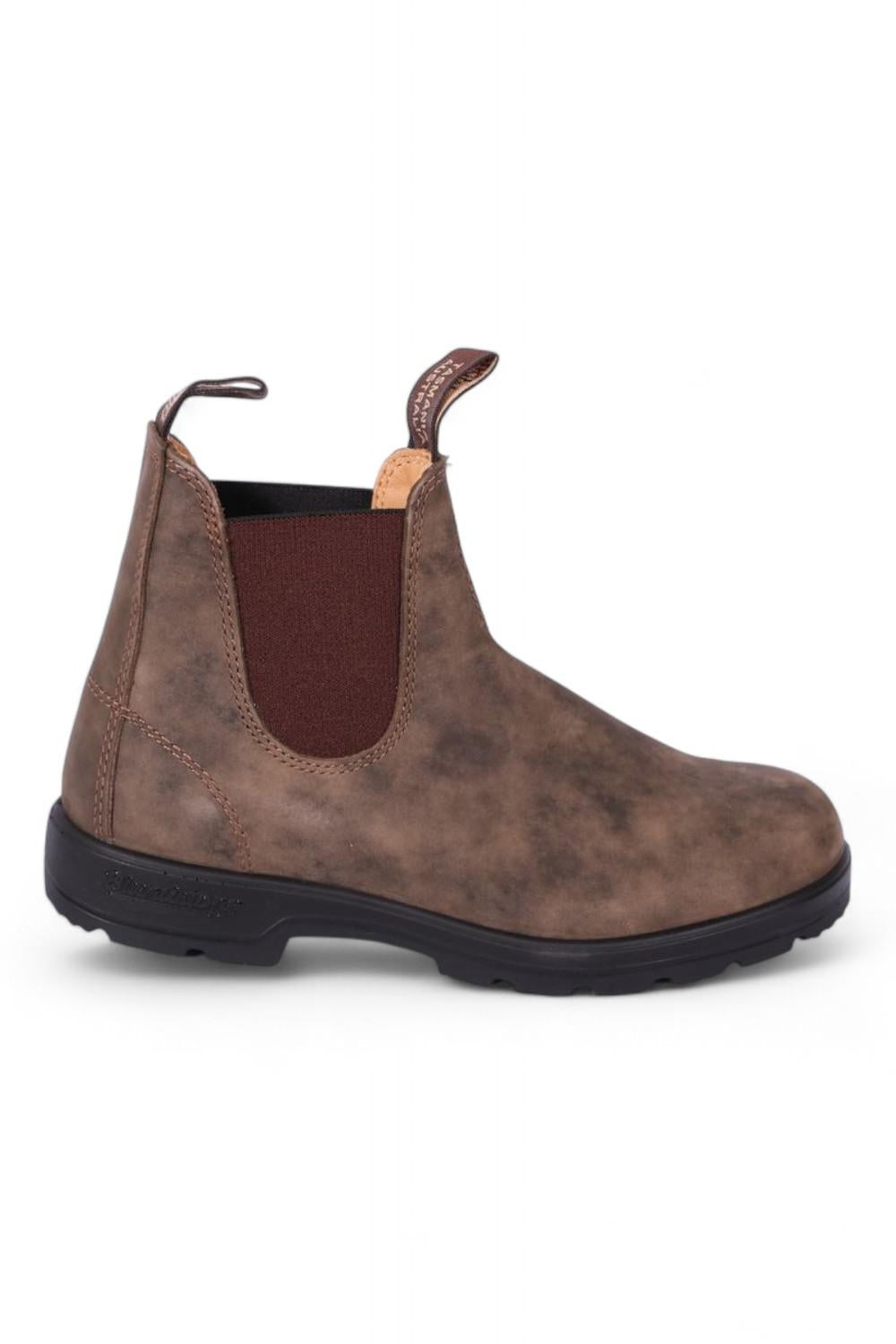Stivaletto beatles pelle ingrassata marrone Blundstone donna 