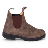 Stivaletto beatles pelle ingrassata marrone Blundstone donna 