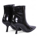 Stivaletto nero lucido tacco 70 Marc Ellis 