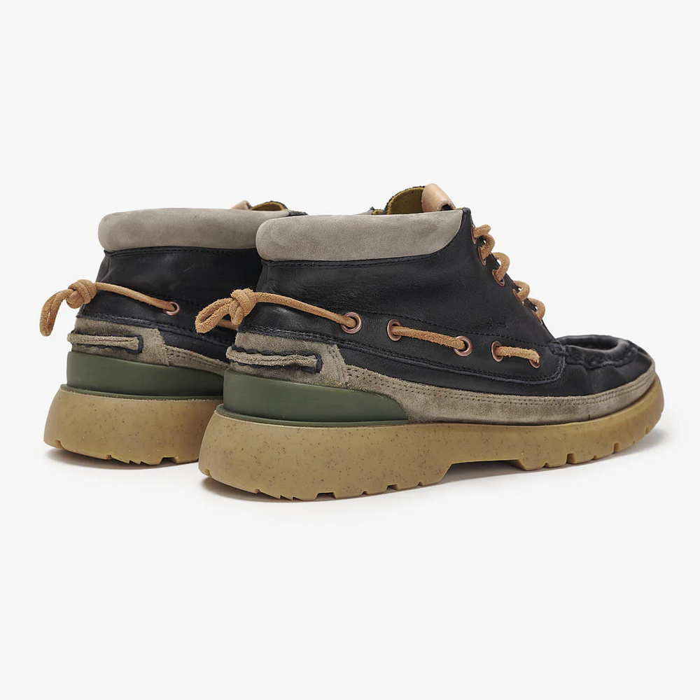 Polacco barca artigianale nero Satorisan Earth Boot Premium 