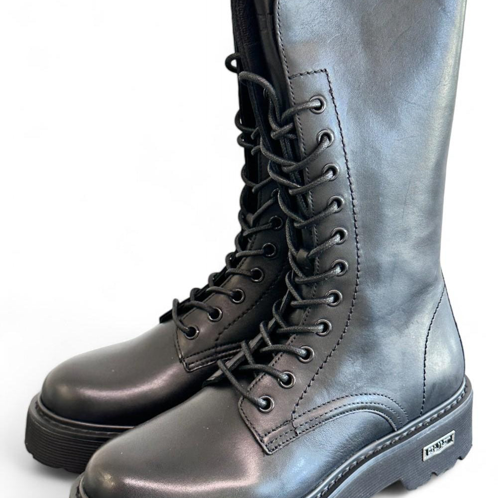 Anfibio 3/4 donna pelle nera Cult 