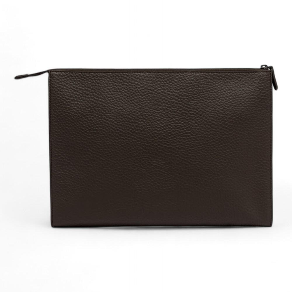 Pochette maxy uomo donna pelle testa di moro Gianni Chiarini 