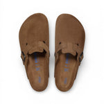 Sabot Boston Birkenstock Suede dark tea 1030861 