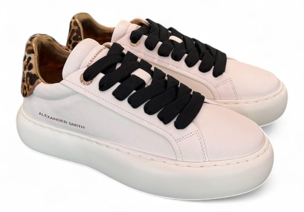 Sneaker donna Soho white leo Alexander Smith<BR/> 
