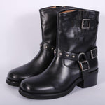 Stivaletto biker nero Emanuel Vee 