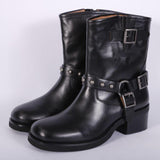 Stivaletto biker nero Emanuel Vee 