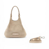 Borsa Dua piccola suede nude Gianni Chiarini 