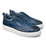 Sneaker uomo slip on blu Pawelks 