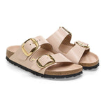 Ciabatta Arizona Big Buckle shine beige Birkenstock 1026553 