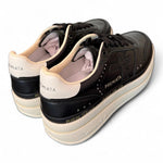 Sneaker donna Micol 7014 pelle nera 