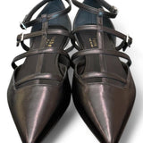 Ballerina semiaperta nera Isabelle Paris 