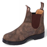 Stivaletto beatles pelle ingrassata marrone Blundstone donna 