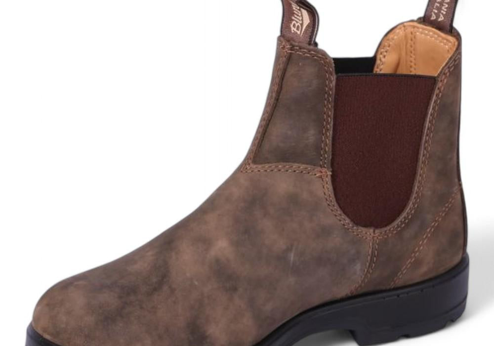 Stivaletto beatles pelle ingrassata marrone Blundstone donna 