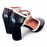 Semiaperto tondo naplak nero crema Les Autres<BR/> 