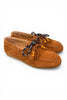 Scarpa barca suede cuoio Antica Bottega