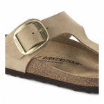 Ciabatta Gizeh Big Buckle nabuk sandcastle Birkenstock 1023966 