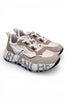 Sneaker donna Voile Blanche Club 105 bianca beige rosa 1N61
