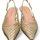 Slingback intreccio platino Les Autres<BR/> 