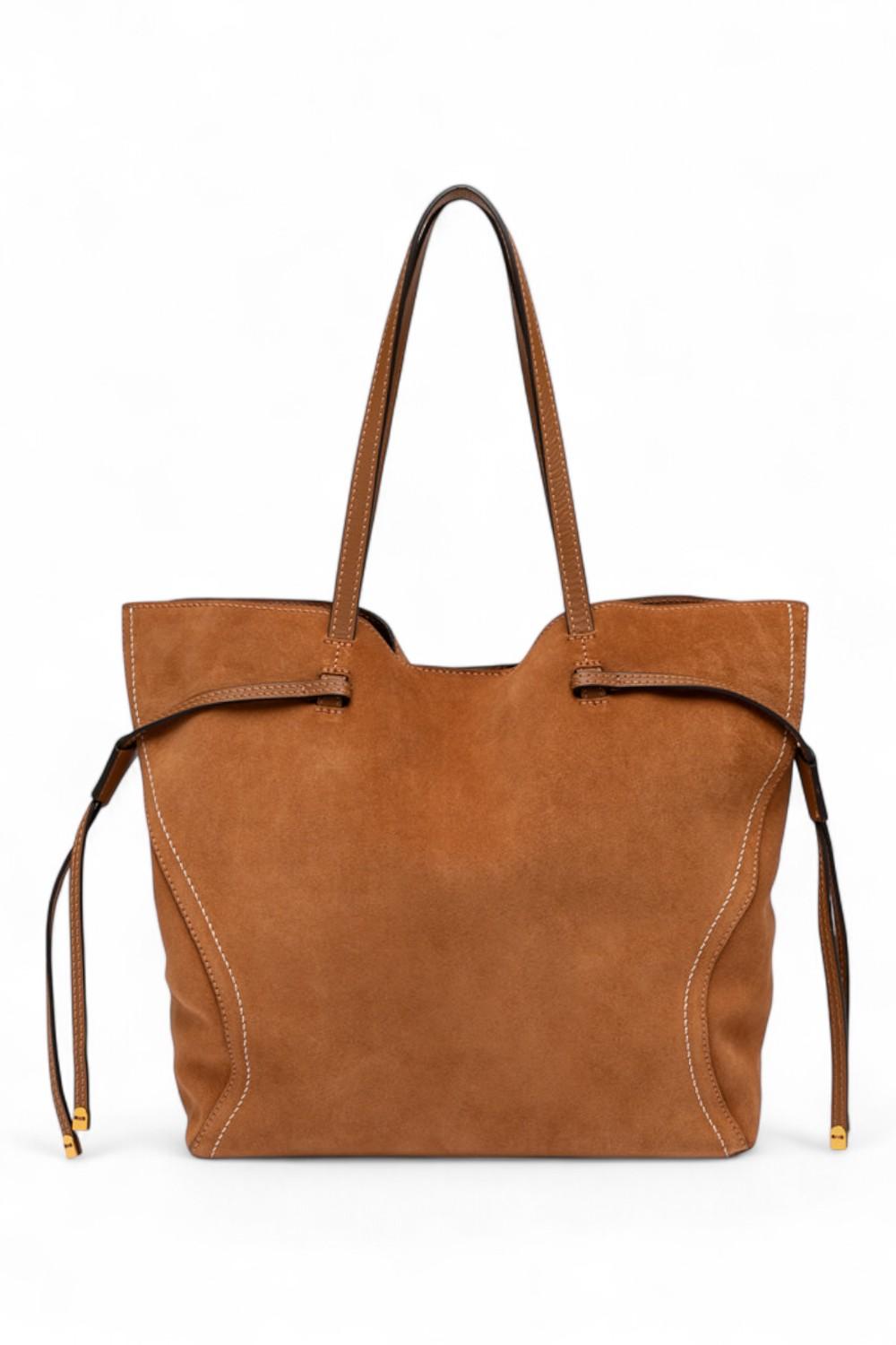 Shopping Violette suede caramel Gianni Chiarini<BR/> 